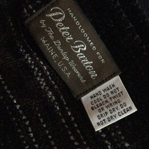 Peter Barton hand loomed by Dunlop Weavers scarf - Picture 4 of 6